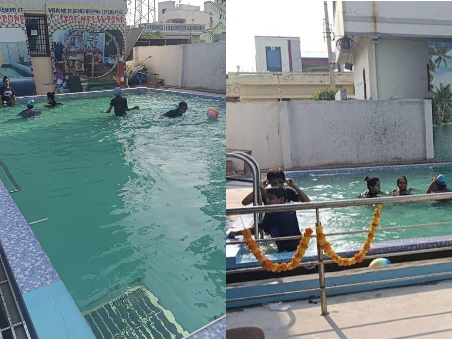 Kids Swimming Pool at Stop N Play Zone